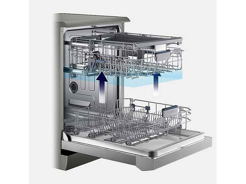 Máy rửa chén bát độc lập Texgio 15 bộ TGF3815S (Màu bạc)