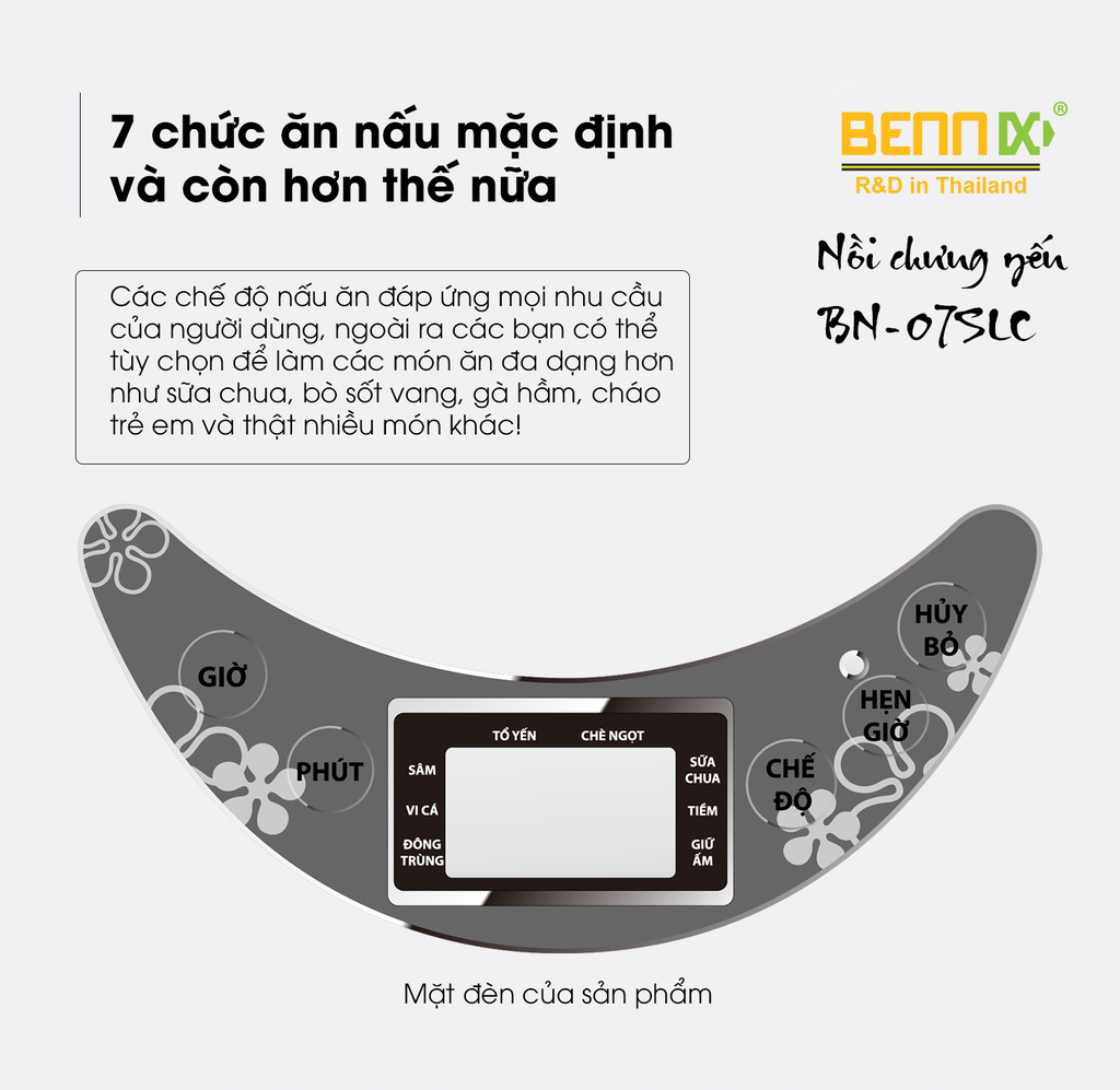 Nồi chưng yến Bennix BN07SLC - 700ml