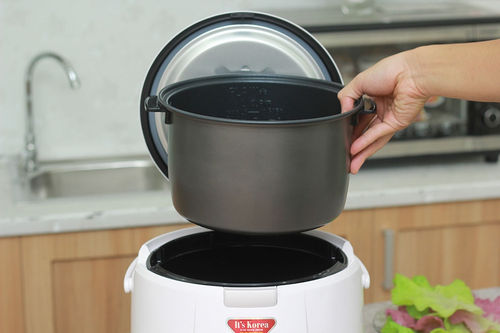 Nồi cơm điện 1.8 lit Cuckoo CR1055 (Trắng Đỏ)