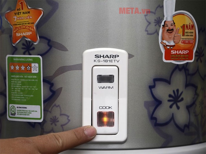 Nồi cơm điện 1,8 lít Sharp KS- N181ETV SL