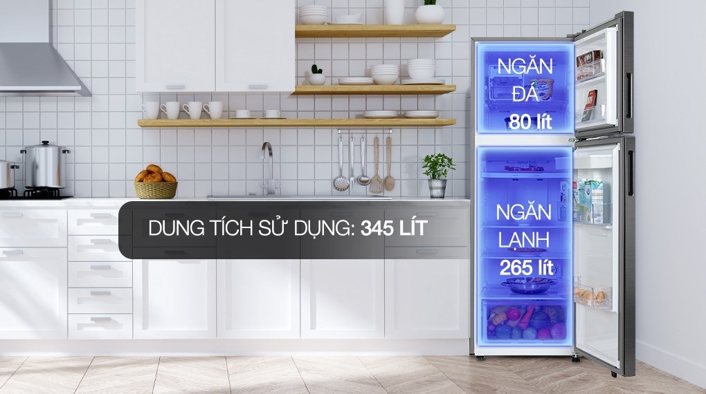 Tủ lạnh Samsung Inverter 345 lít RT35CG5544B1SV