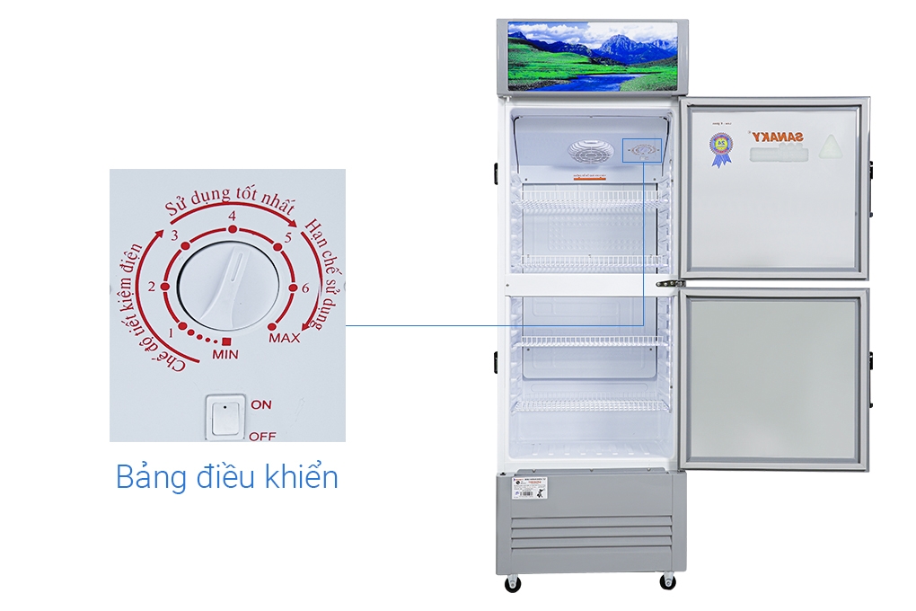 Tủ mát Sanaky 240 lít TM.VH308KL