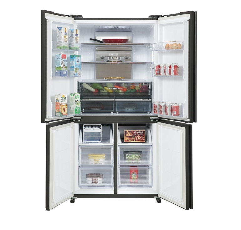 Tủ lạnh Sharp Inverter 572 lít Multi Door SJ-FXP640VG-BK