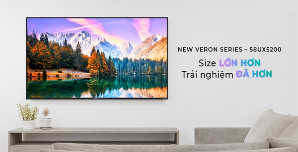 Smart Tivi Casper 4K 58 inch 58UX5200 UHD