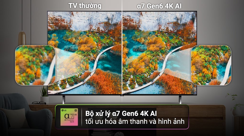 Smart Tivi QNED LG 4K 65 inch 65QNED80SRA