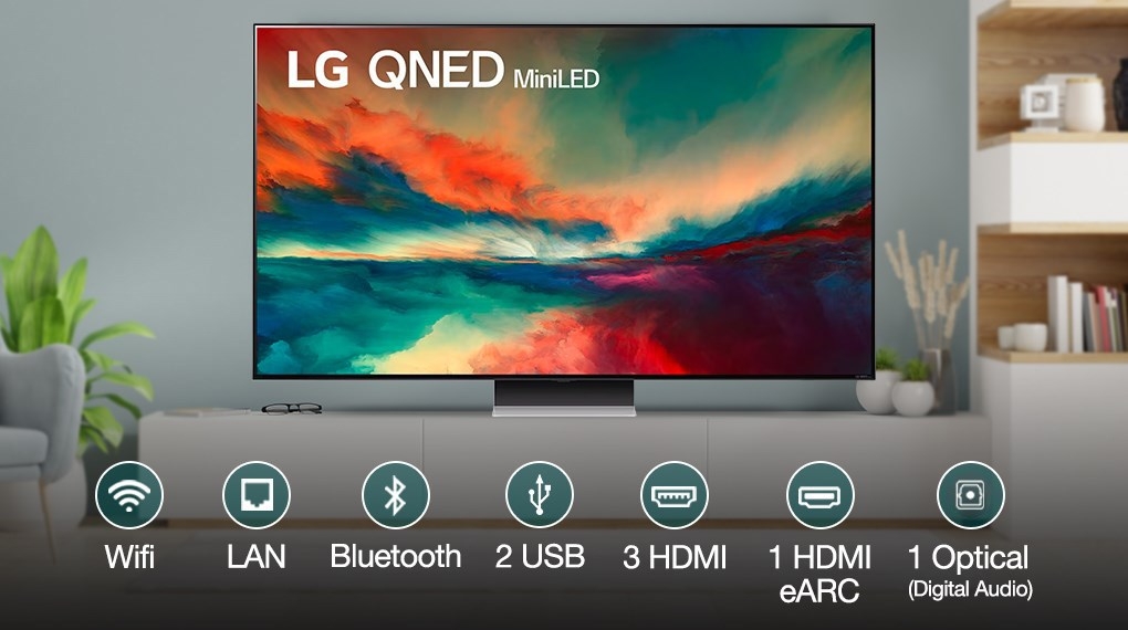 Smart Tivi QNED LG 4K 75 inch 75QNED86SRA