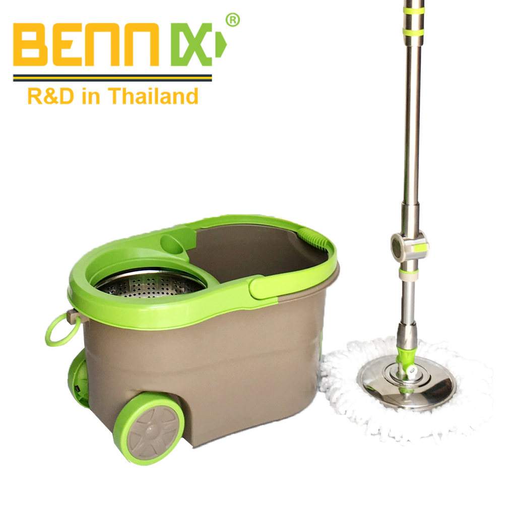 BỘ LAU NHÀ BN-555SUPER và cán inox nhập khẩu.