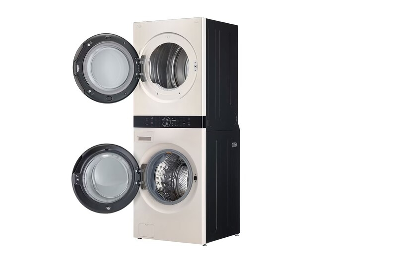 Tháp máy giặt cao cấp LG WashTower 14Kg + sấy 10Kg WT1410NHE