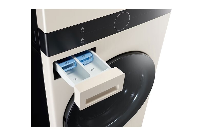Tháp máy giặt cao cấp LG WashTower 14Kg + sấy 10Kg WT1410NHE