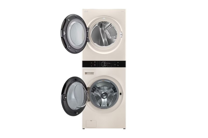 Tháp máy giặt cao cấp LG WashTower 14Kg + sấy 10Kg WT1410NHE