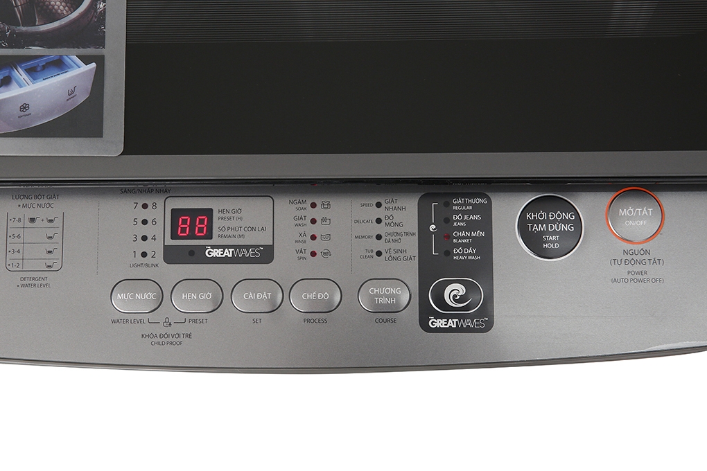 Máy giặt Toshiba 8Kg K905DV (SG)