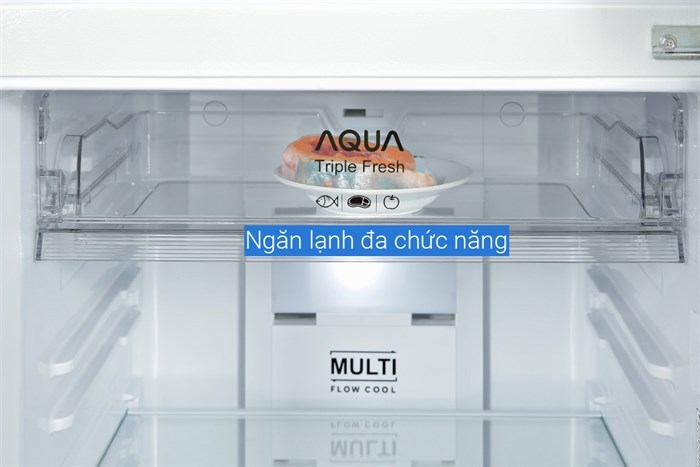 Tủ lạnh Aqua Inverter 318 lít AQR-T369FA(WBS)