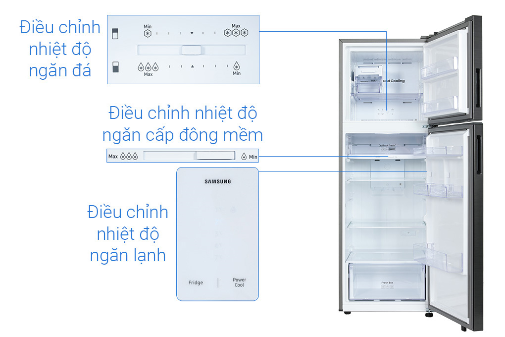 Tủ lạnh Samsung Inverter 348 lít RT35CG5424B1SV