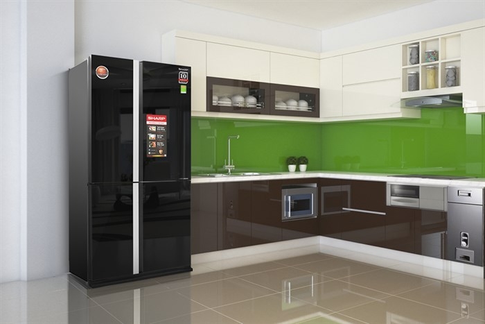 Tủ lạnh Sharp Inverter 605 lít Multi Door SJ-FX688VG-BK