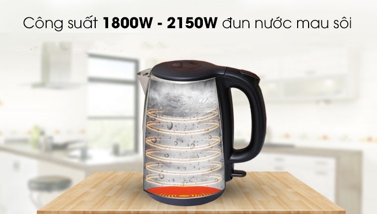 Ấm siêu tốc 1.7L Toshiba KT-17SH1VN