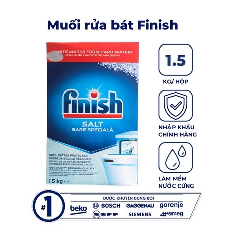 Muối rửa bát FINISH 1.5KG