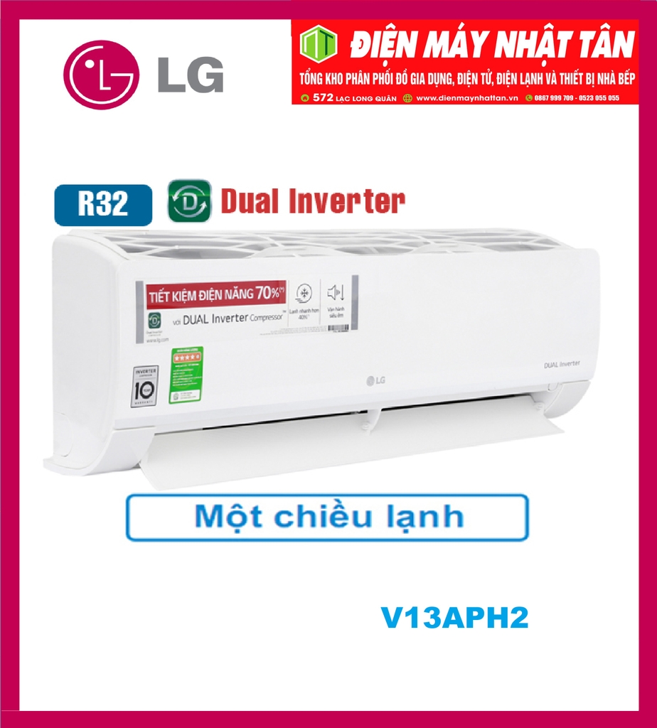 Điều hòa LG 12.000BTU Inverter 1.5 HP V13APH2