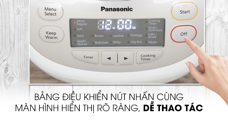 Nồi cơm điện Panasonic CR-CP188NRA