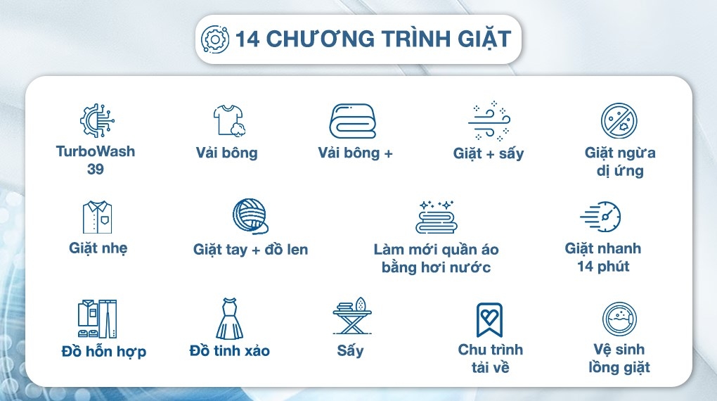 Máy giặt LG FV1414H3BA 14 kg giặt 8kg sấy Inverter