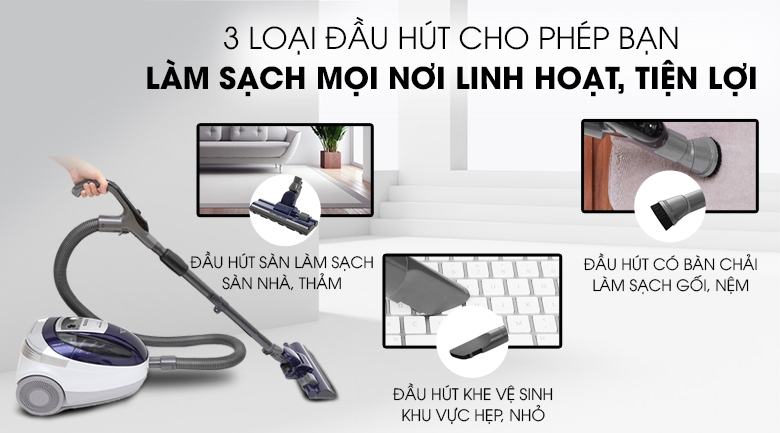 Máy hút bụi Hitachi SU21V