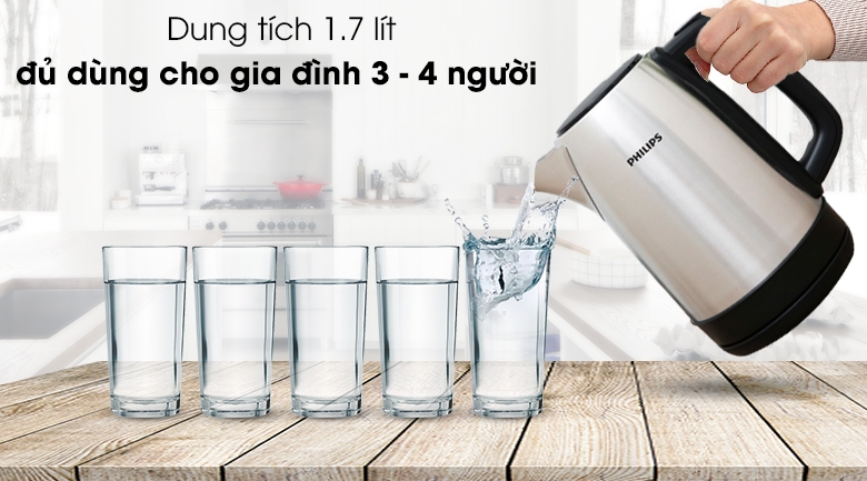 Ấm siêu tốc Philips 1.7 lít HD9350