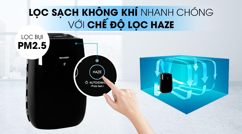 Máy lọc không khí Sharp FP-JM40V-B