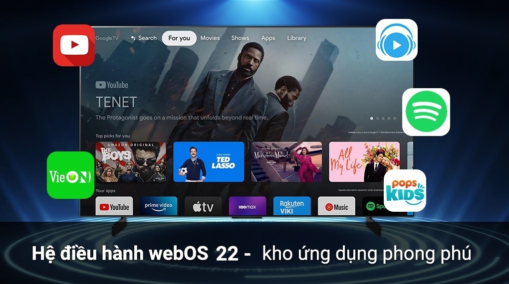 Smart Tivi OLED LG 4K 55 inch 55C2PSA