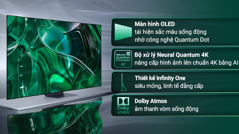 Smart Tivi OLED Samsung 4K 65 inch QA65S95CA