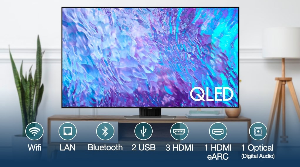 Smart Tivi QLED 4K 98 inch Samsung QA98Q80C