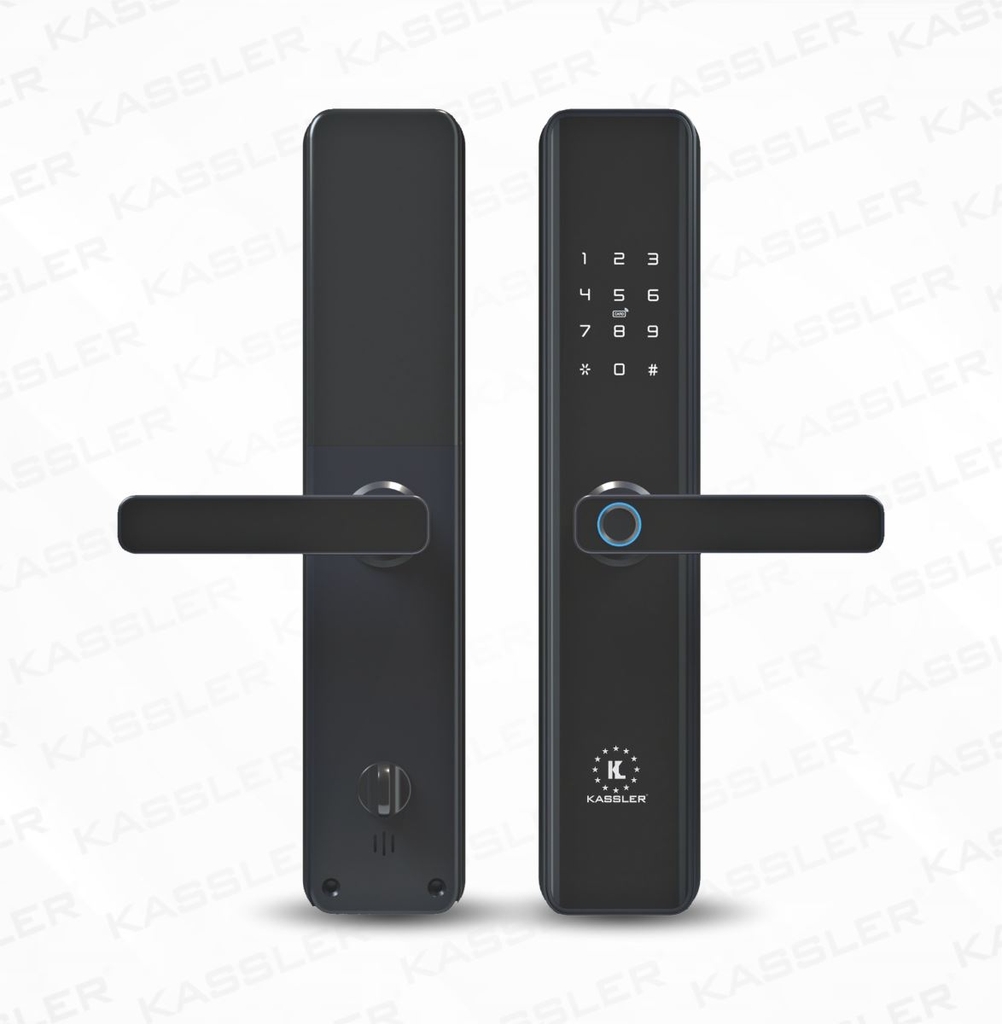 KHÓA CỬA VÂN TAY KASSLER KL-669 BLACK APP