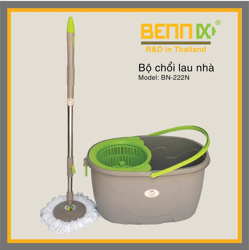 Bộ chổi lau nhà 360 độ Bennix BN-222N