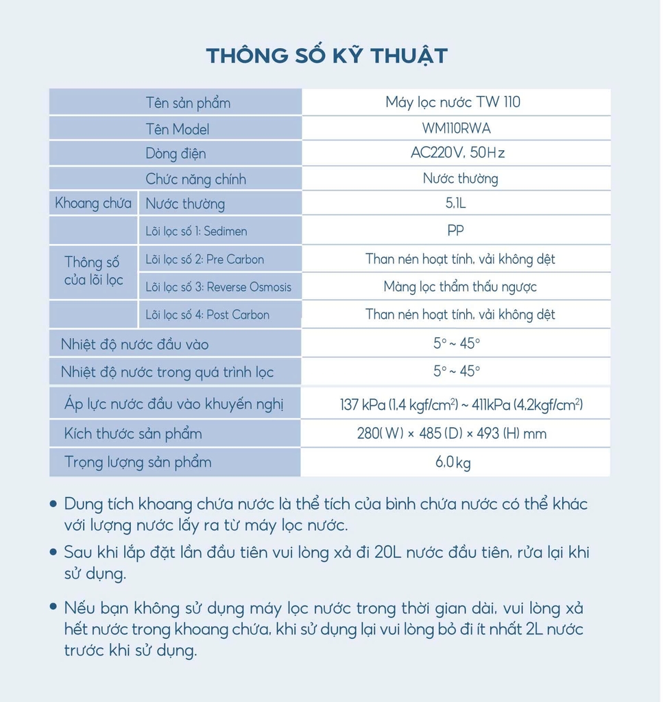 Máy Lọc Nước TokTok TW-110