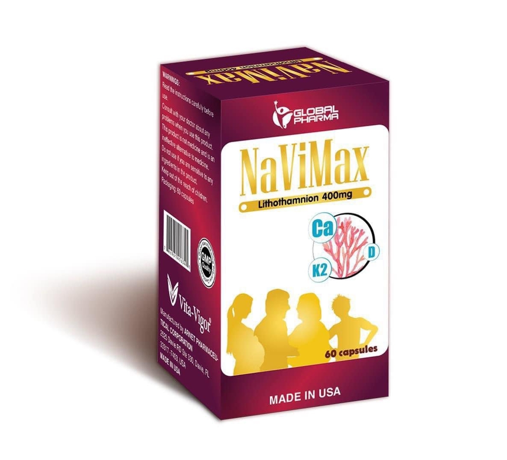 NAVIMAX – canxi tảo đỏ của MỸ