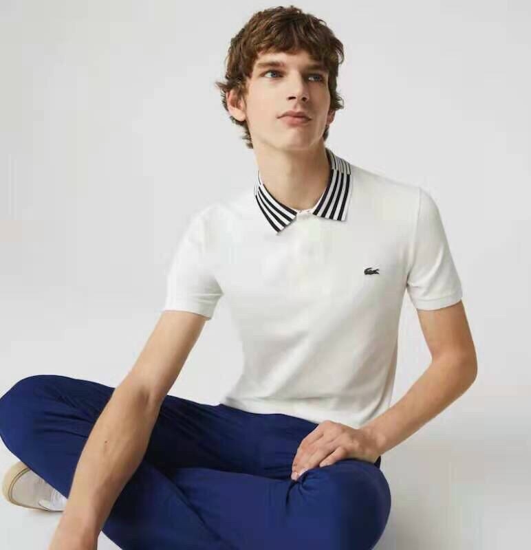 Polo Lacoste kẻ cổ | Route99 Shop