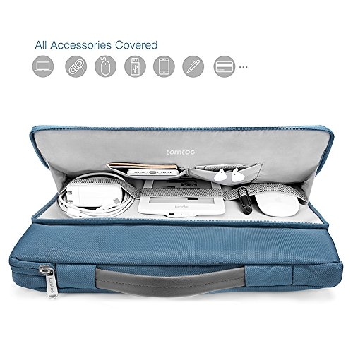 Túi Xách Chống Sốc Tomtoc (Usa) Briefcase Macbook Pro/Air 13” New Blue – A14-B02B