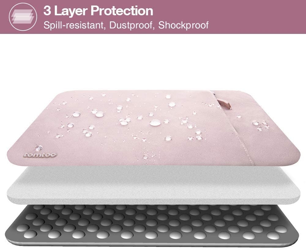 Túi Chống Sốc Tomtoc (Usa) – Protective Macbook Pro/Air 13” New Pink A13-C02C