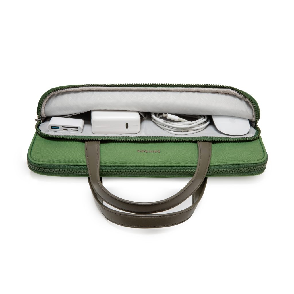 Túi Xách Tomtoc (Usa) Briefcase Premium For Macbook 13”/14”, Ultrabook 13″ Green H21-C01T01