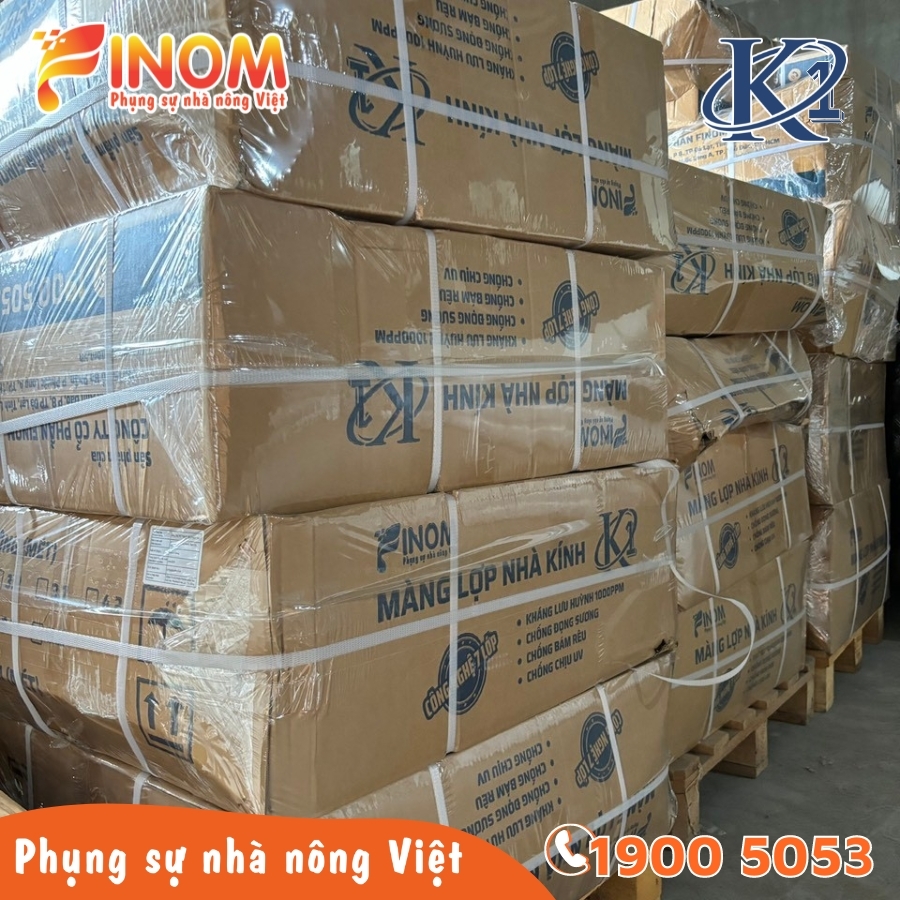 Màng lợp nhà kính 7 lớp K1 khổ 3.2 mét