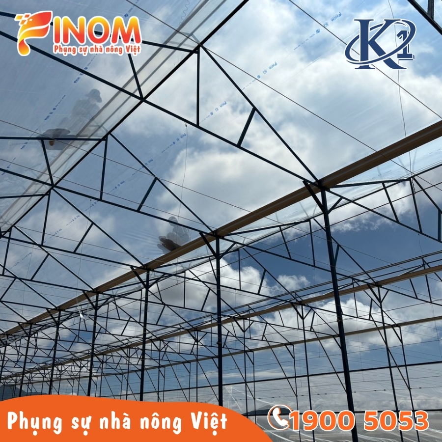 Màng lợp nhà kính 7 lớp K1 khổ 3.2 mét