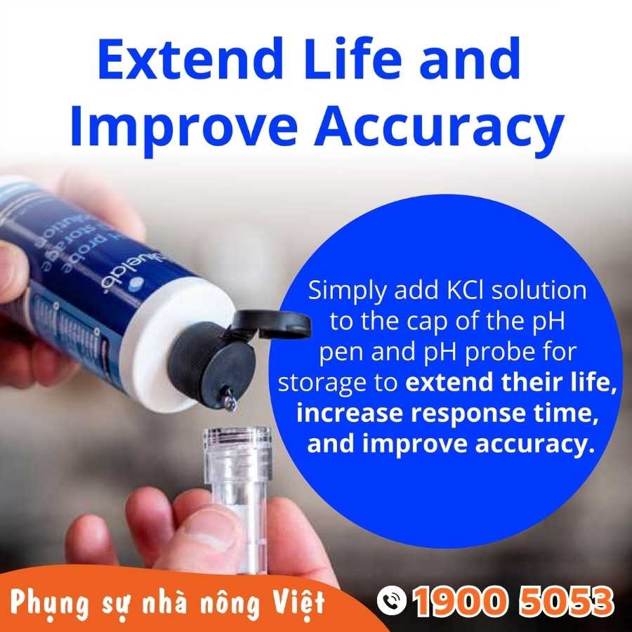Dung dịch KCl bảo quản điện cực pH Bluelab