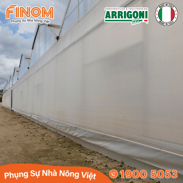 Lưới chắn côn trùng Arrigoni Biorete Air Plus 50 mesh - Khổ 2.1 x 50 mét