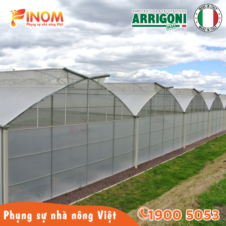 Lưới chắn côn trùng Arrigoni Biorete Air Plus 50 mesh - Khổ 4.2 x 50 mét