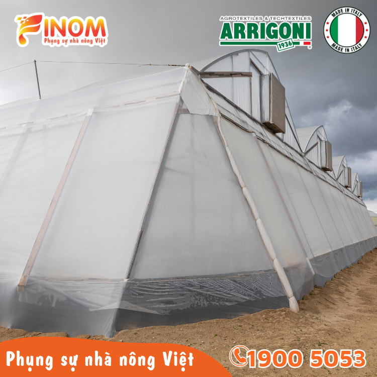 Lưới chắn côn trùng Arrigoni Biorete Air Plus 50 mesh - Khổ 2.1 x 50 mét