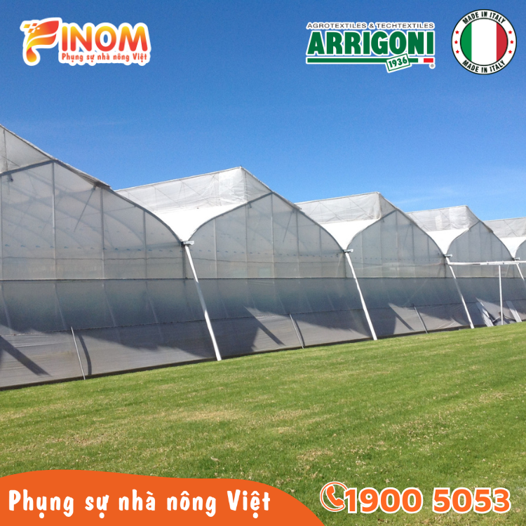 Lưới chắn côn trùng Arrigoni Biorete Air Plus 50 mesh - Khổ 2.1 x 50 mét