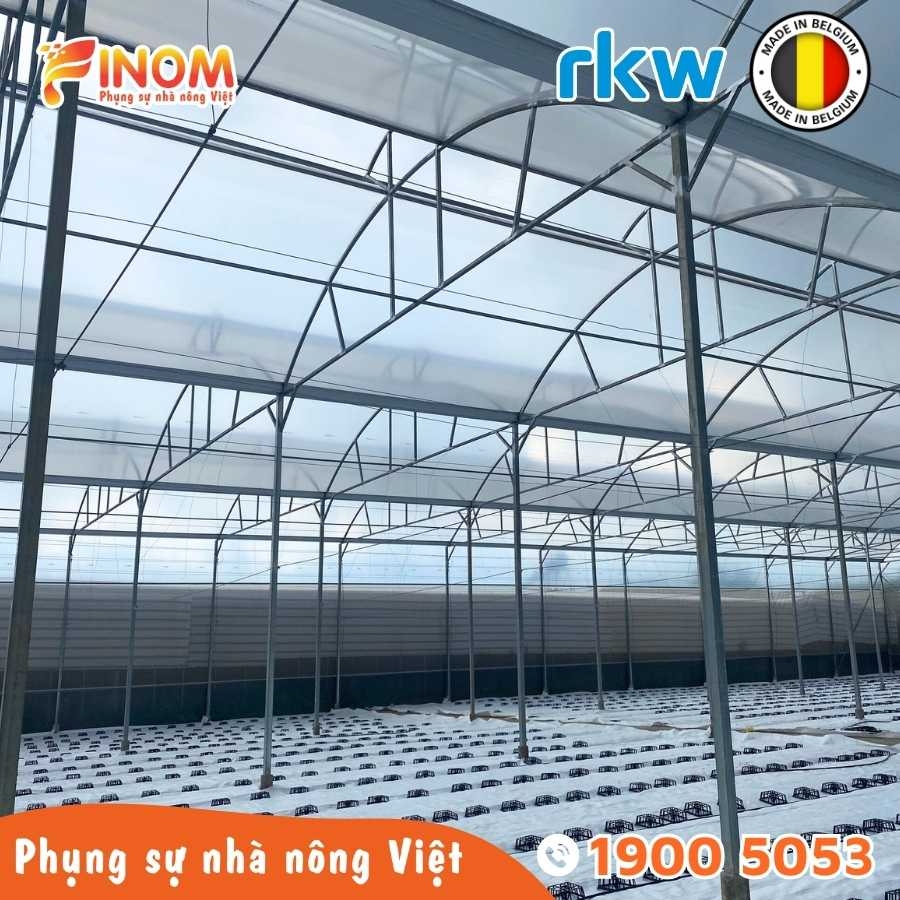 Màng lợp nhà kính châu Âu Hyplast 150 micron khổ 5.2 mét