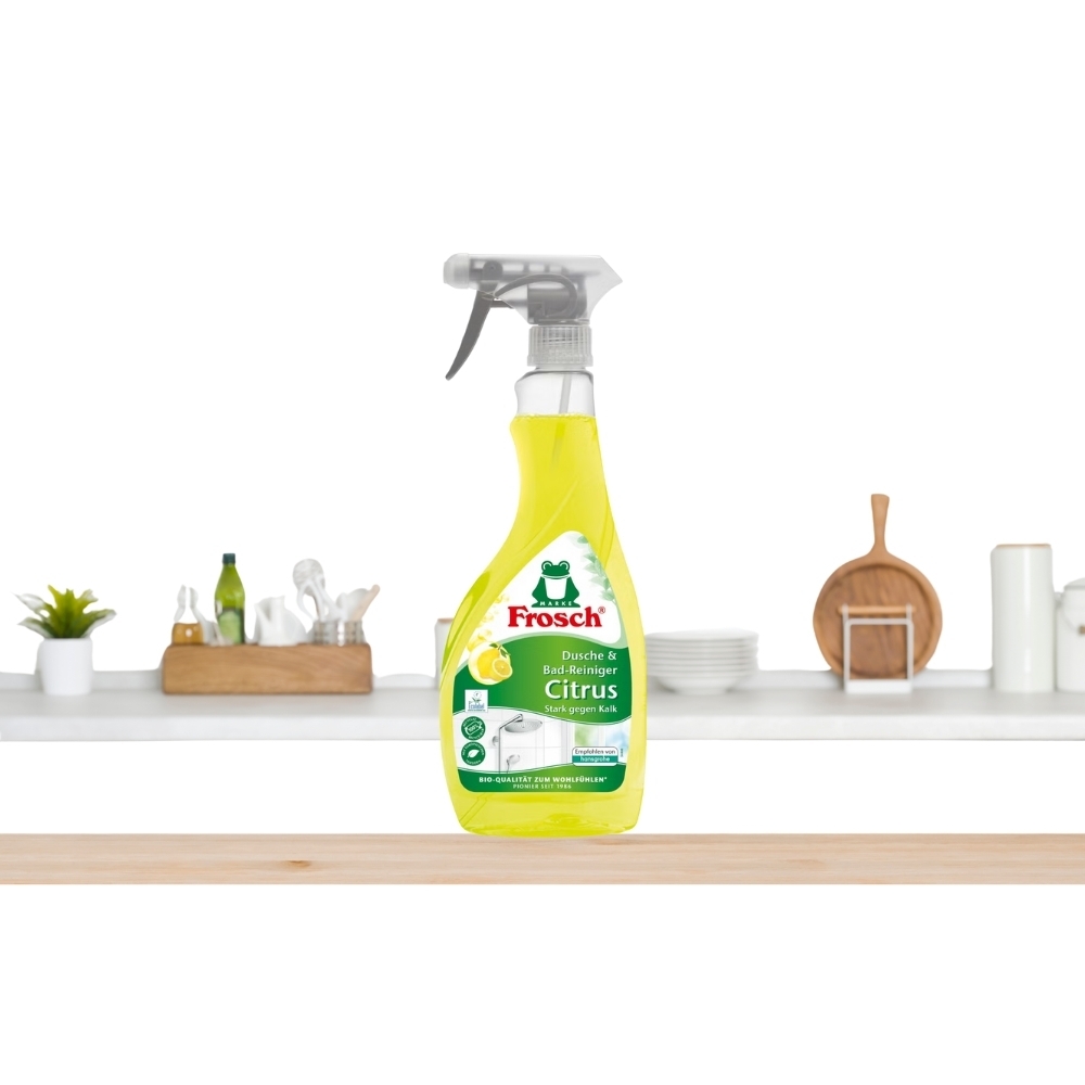 Nước Rửa Chén Hữu Cơ Frosch 500ml (Hương Chanh/ Lô Hội/ Mâm Xôi)