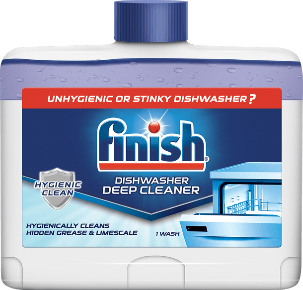 Chai 250ml Dung Dịch Vệ Sinh Sạch Sâu Cặn Bẩn Máy Rửa Chén Finish Hương Soda (EU) – (Khuyên Dùng 3 Tháng 1 Lần)