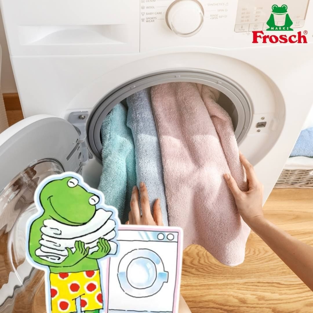 Túi Nước Giặt Quần Áo Hữu Cơ Frosch 1.8L (Hương Lô Hội)