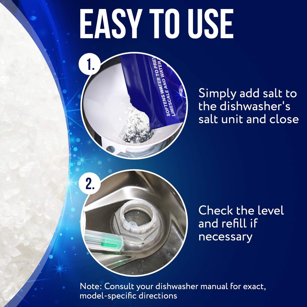 Hộp 1,2kg muối rửa chén Finish (Special Salt) – Hỗ trợ diệt khuẩn, làm mềm nước cho máy rửa chén