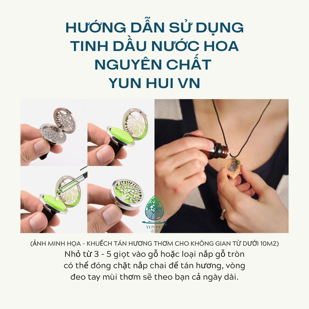 Tinh Dầu Thiên Nhiên Nước Hoa Thơm Phòng Cao Cấp Nhập Khẩu Tranquil Soul YUN HUI - Với 3 Nốt Hương Sang Trọng Đặc Sắc - 15ml/50ml/100ml